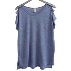 Active Life Heathered Blue Top M
